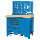 Gedore 6621860 Mobile workbench with vice 1505 S