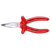 Gedore 6721730 VDE Bent nose telephone pliers with VDE dipped insulation 160 mm VDE 8132 AB-160