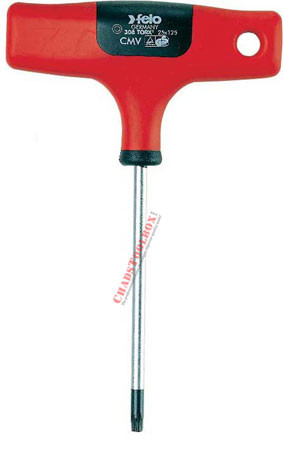 32320 FELO T25 Torx T-Handle - 5"