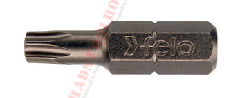 FELO 50771 Tamper Resistant Torx TR7 x 1" Bit on 1/4" stock