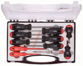 32558 FELO Slotted, Phillips, & Pozidriv 11 Pc Insulated Screwdriver Set