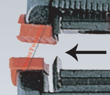 124902   Knipex Spare Clamping Jaws