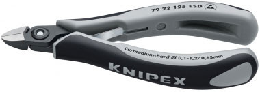 7922 125ESD  Knipex Precision Electronics Diagonal Cutters