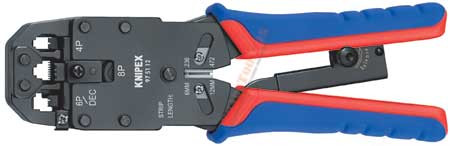 97 51 12 Knipex 8 inch CRIMPING PLIERS - WESTERN PLUG TYPE -  ChadsToolbox.com Inc