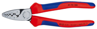 97 72 180 Knipex 7.25 inch CRIMPING PLIERS - CABLE LINKS