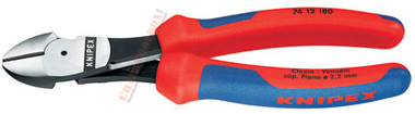 7412 180 Knipex Diagonal Cutters with Spring