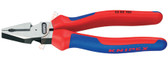 02 02 180 Knipex 7.25 inch HIGH LEVERAGE COMBINATION PLIERS -COMFORT GRIP