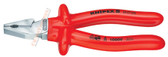 02 07 200 Knipex 8 inch HIGH LEVERAGE COMBINATION PLIERS - 1,000V