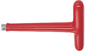 98 40 Knipex 8 inch T-HANDLE - 1,000V - 1/2 DRIVE