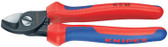 95 12 165 Knipex 6.5 inch CABLE SHEARS - COMFORT GRIP