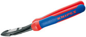74 22 200 Knipex 8 inch HIGH LEVERAGE ANGLED DIA. CUTTER - COMFORT GRIP