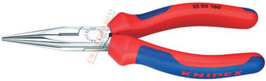 2505 160  Knipex Chain Nose Side Cutting Pliers