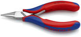35 22 115 Knipex 4.5 inch ELECTRONICS PLIERS - HALF ROUND TIPS