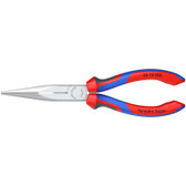 New KnipeXtend 26 15 200 Knipex 8 inch LONG NOSE PLIERS W/ CUTTER - COMFORT GRIP