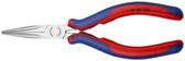 35 62 145 Knipex 5.75 inch ELECTRONICS PLIERS - HALF ROUND TIPS