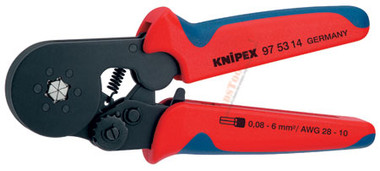 9753  14 Knipex Self-Adjusting Crimping Pliers