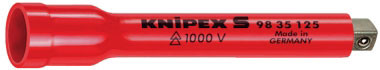 98 35 125 Knipex 5 inch 5 EXTENSION BAR -1,000V - 3/8 DRIVE