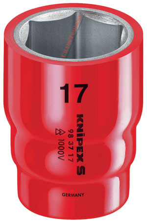 98 37 11  Knipex Hexagon Socket - 3/8" Drive