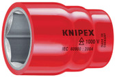 98 47 19  Knipex Hexagon Socket - 1/2" Drive