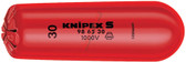 98 65 10 Knipex 3 inch PLASTIC SLIP-ON CAPS - 10MM - INSULATED