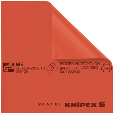98 67 10 Knipex   RUBBER COVER - 40 SQUARE - INSULATED
