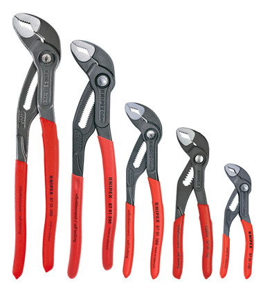 Knipex 5 Pc Cobra Plier Set