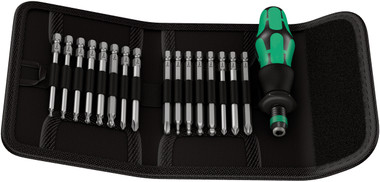 WERA 05059294001 KRAFTFORM KOMPAKT 60 BALL END BITS ASSORTMENT WITH BALL END BITS