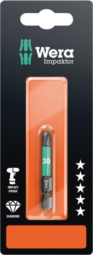 WERA 05073966001 867/4 IMP DC TX 30 X 50 MM SB TORX-BITS, IMPACT