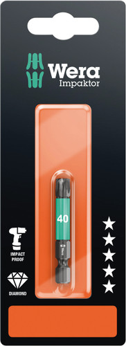 WERA 05073967001 867/4 IMP DC TX 40 X 50 MM SB TORX-BITS, IMPACT