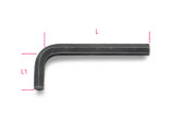 BETA 000960732 96 AS1/2-OFFSET HEX. KEY WR. BURNISHED 96 AS1/2