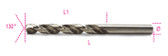 BETA 004150046 415 1,50-TWIST DRILLS CYLINDRICAL HSS-CO 415 1,50