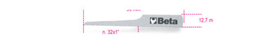 BETA 019420032 1942 LR-BIMETAL BLADES FOR AIR SAW 1942 1942 LR — product image 1