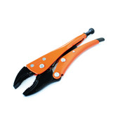 Grip On 12112 Curved Locking Plier W/Cutter 12" Orange Epoxy