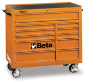 BETA 038000001 C38O-MOBILE ROLLER CAB 11 DRAWERS ORANGE