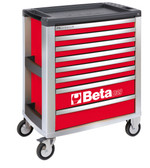 BETA 039000043 C39 R/8-MOBILE ROLLER CAB 8 DRAWERS RED