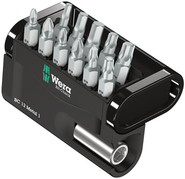 WERA 05057424001 BIT-CHECK 12 METAL 1 BITS ASSORTMENT