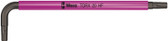 WERA 05024174001 967 SL TORX HF 20 pink L-key with holding function, BlackLaser