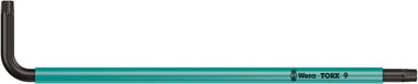 WERA 05024351001 967 SPKL TX 9 GREEN LONG ARM TORX KEY