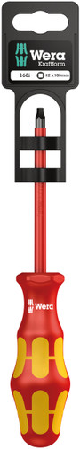 WERA 05100024001 168I # 1 X 80 MM HANG-TAG VDE INSULATED SCREWDRIVER