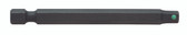 Bondhus 71372 Hex End Power Bit with ProHold for 1/4" Drive, 8mm x 3" Long Pack of 1