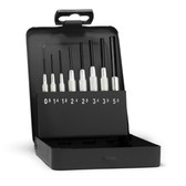 Rennsteig 8 Pc Pin Punch Set with Sliding Guide Sleeves