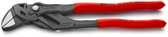 Knipex 86 01 250 10" Pliers Wrench - black finish, non-slip plastic coating handle