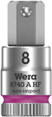 WERA 05003339001 8740 A Zyklop Bit Socket with 1/4" Drive with Holding Function , 8.0 x 28 mm