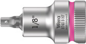 WERA 05003080001 8740 B HF Hex-Plus SW 1/8" x 35 mm Zyklop bit socket with 3/8" drive holding function