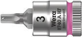 WERA 05003332001 8740 A HF Zyklop bit socket with 1/4" drive with holding function, 3,0 x 28 mm