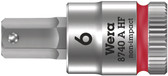 WERA 05003337001 8740 A HF Zyklop bit socket with 1/4" drive with holding function, 6,0 x 28 mm