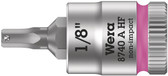 WERA 05003383001 8740 A HF Hex-Plus SW 1/8" Zyklop bit socket with 1/4" drive holding function