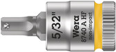 WERA 05003385001 8740 A HF Hex-Plus SW 5/32" Zyklop bit socket with 1/4" drive holding function
