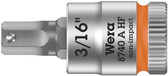 WERA 05003386001 8740 A HF Hex-Plus SW 3/16" Zyklop bit socket with 1/4" drive holding function