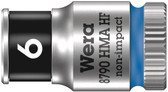 WERA 05003721001 8790 HMA HF Zyklop socket with 1/4" drive with holding function , 6,0  mm